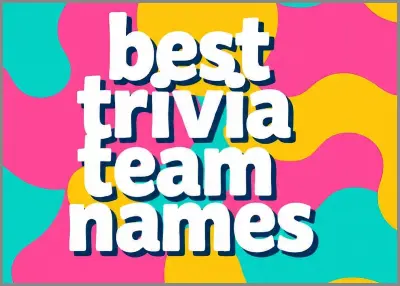 best trivia team names