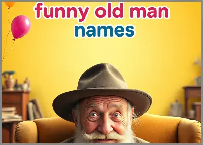 funny old man names