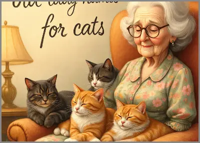 old lady names for cats