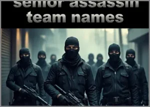 senior assassin team names