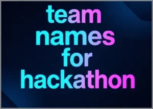 team names for hackathon
