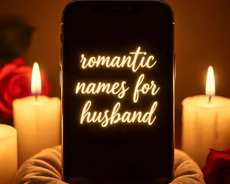 romantic names for husband in phone